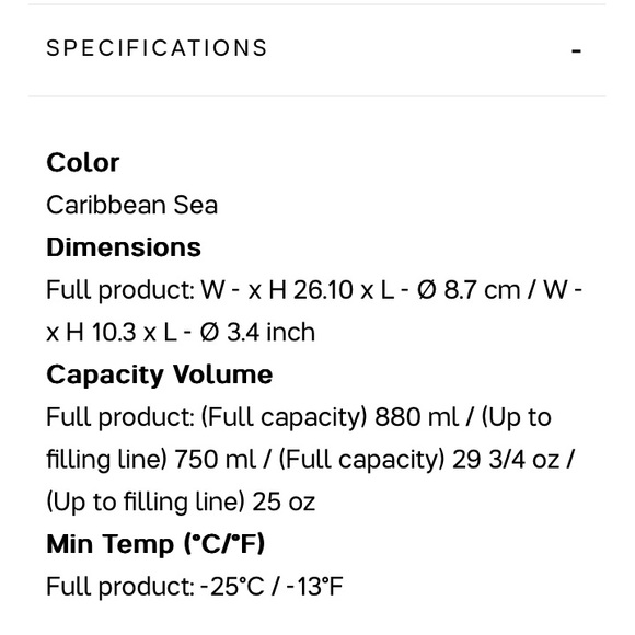 Tupperware Extreme Aqua Freezable Water Bottle - Picture 6 of 6